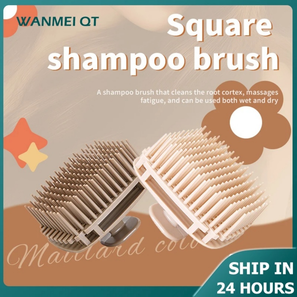 1pcs Square Shampoo Brush Head - огляд і ціна Scalp Scrub Exfoliant