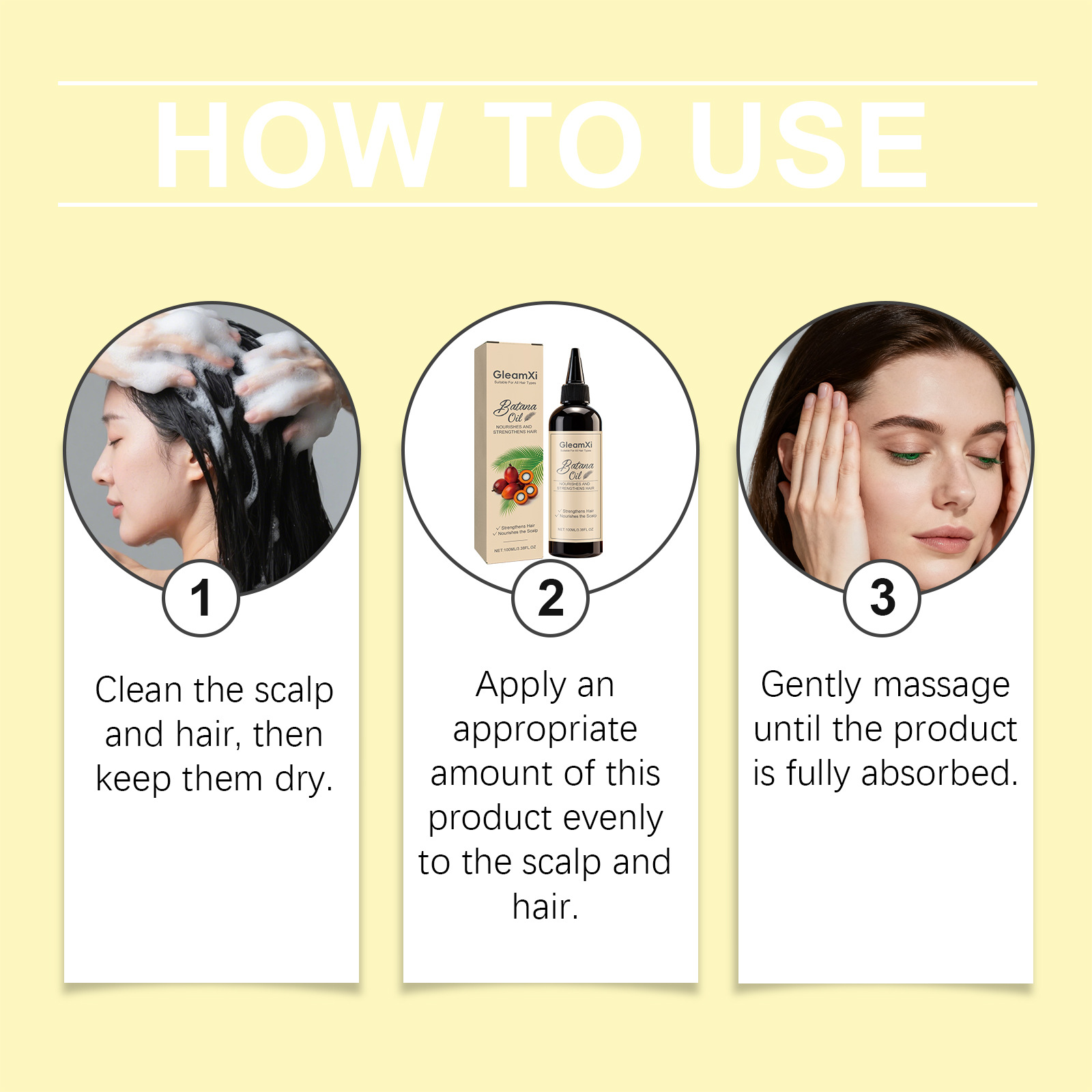 Hair Care Naturally - Batana Hair Essential Oil Strengthen Hair
