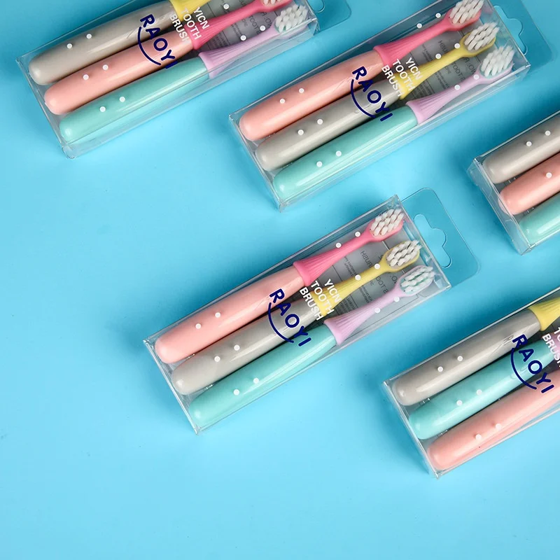 3pc/set Children's Toothbrush  - огляд і ціна Bamboo Hair Brush