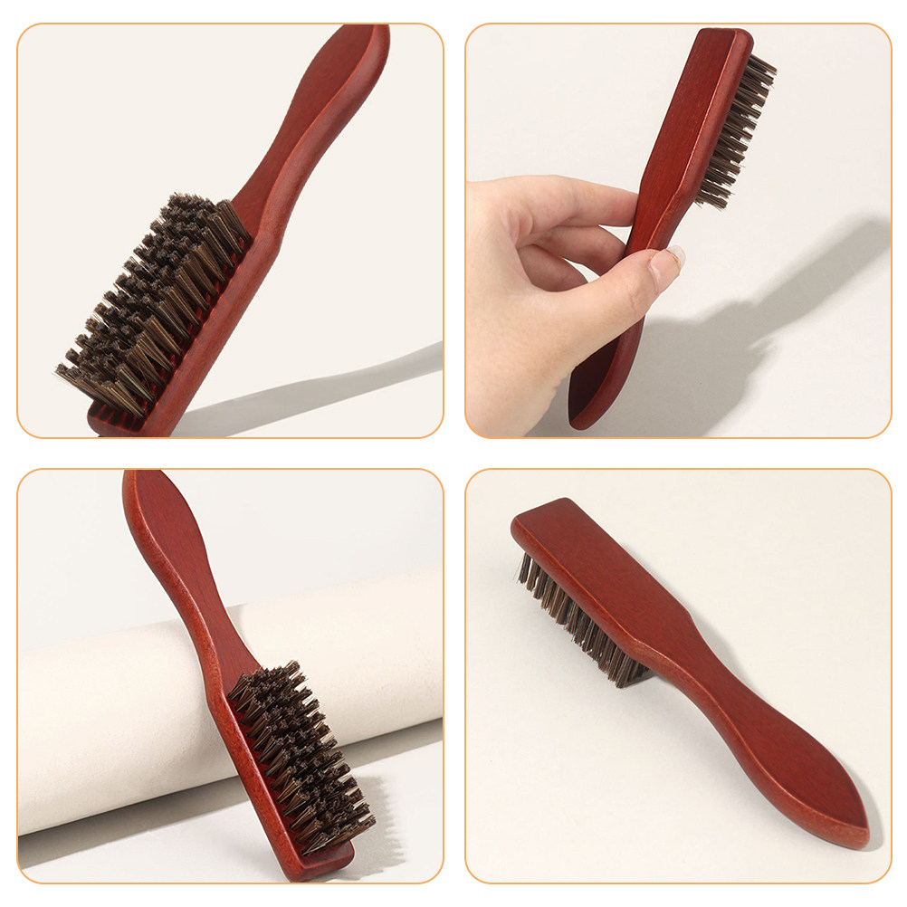 2Pcs Beard Grooming Brush Wood - огляд і ціна Hair Care For Men