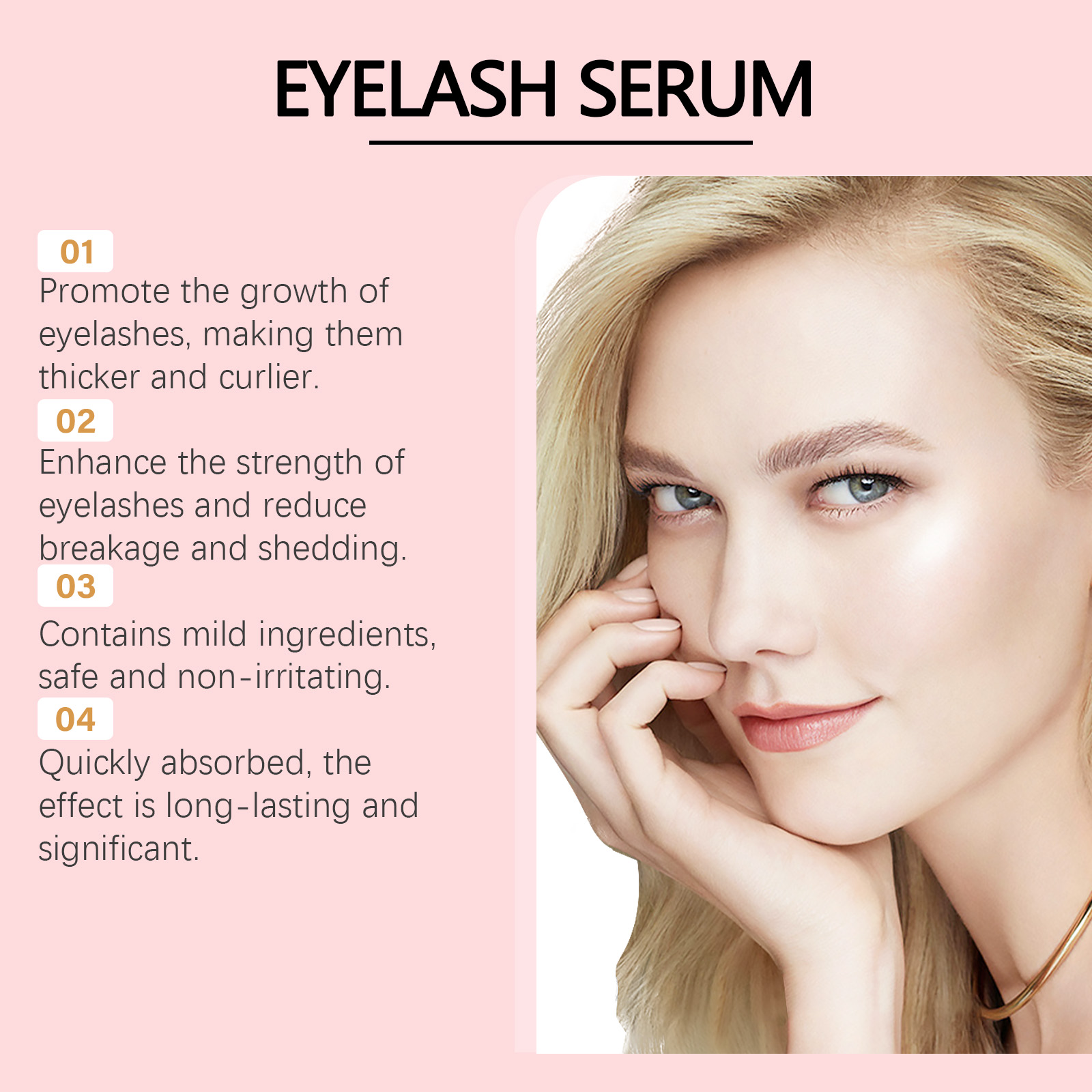 Eyelash Enhancer Serum Nourish - огляд і ціна Hair Care Tonic