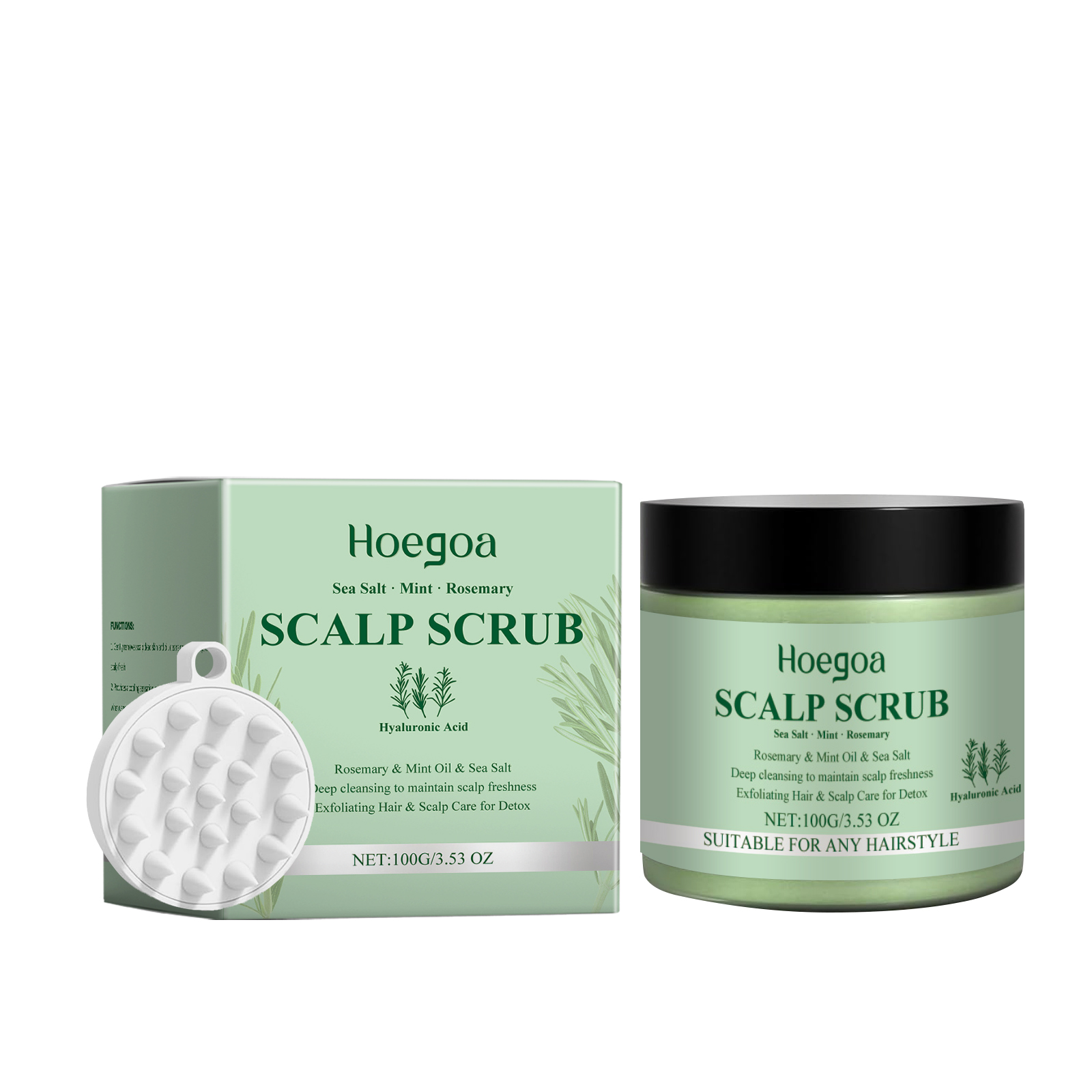 Rosemary Hair Care Scrub Cream - огляд і ціна Scalp Scrub Exfoliant