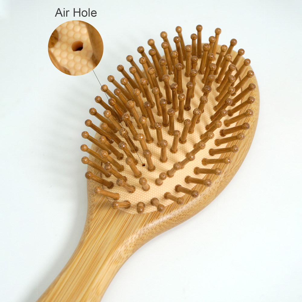 1PC Bamboo Hair Brush with Nat - огляд і ціна Bamboo Hair Brush