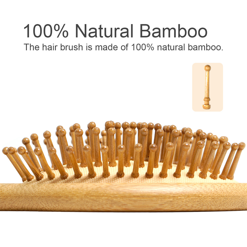 1PC Bamboo Hair Brush with Nat - огляд і ціна Bamboo Hair Brush