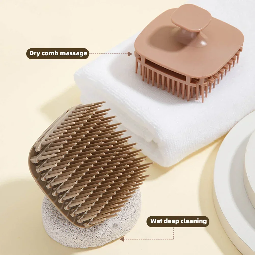 1pcs Square Shampoo Brush Head - огляд і ціна Scalp Scrub Exfoliant