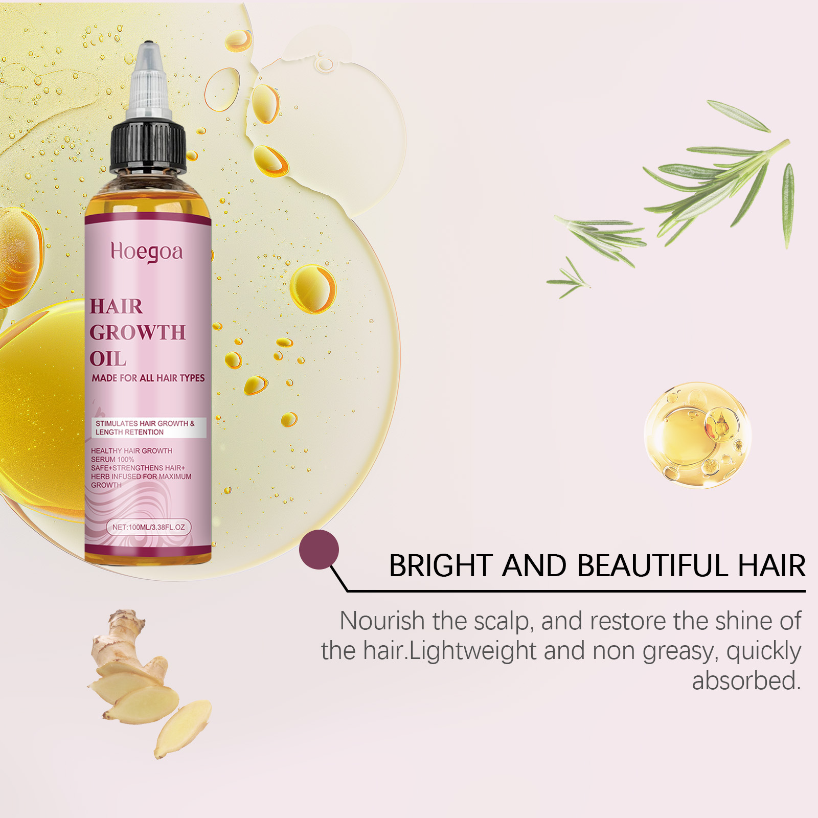 Hair Growth Oil Repair Split E - огляд і ціна Hair Care Naturally