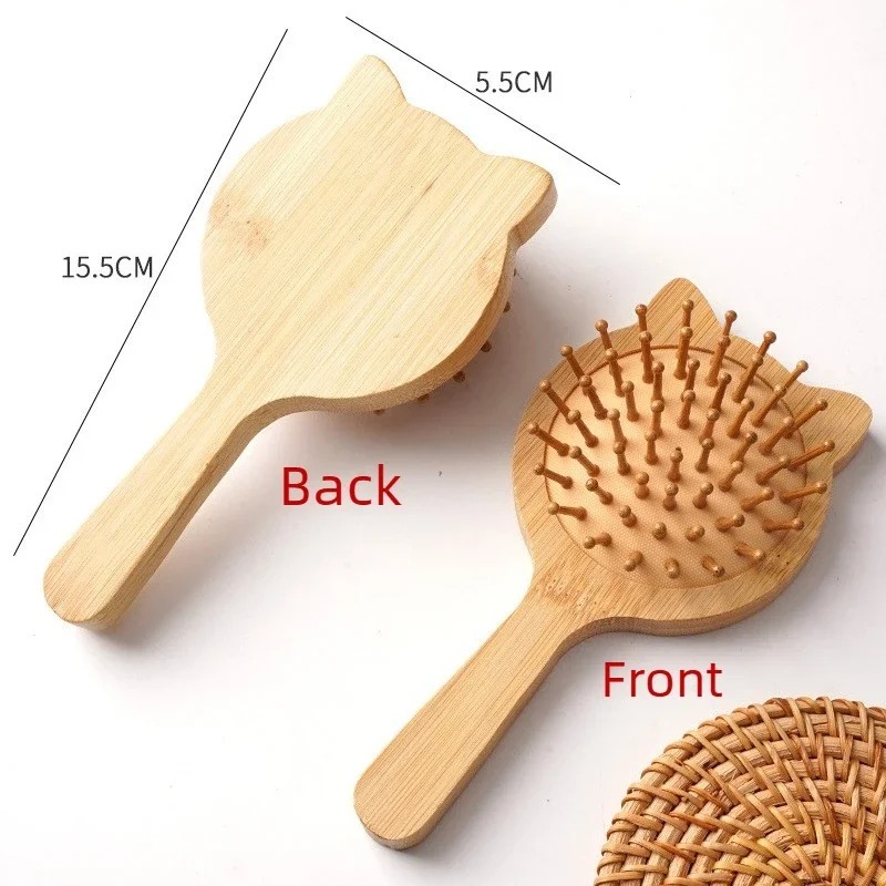 1Pc New Hair Care Wood Comb Pa - огляд і ціна Bamboo Hair Brush