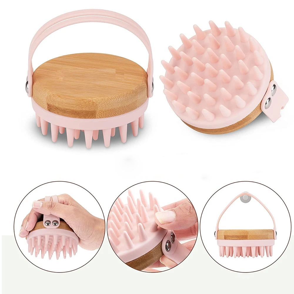 New Scalp Massager Shampoo Bru - огляд і ціна Bamboo Hair Brush