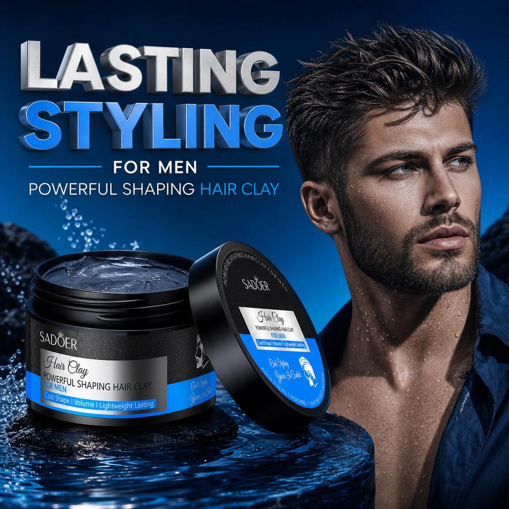 Men's Hair Styling Clay Strong - огляд і ціна Hair Care For Men