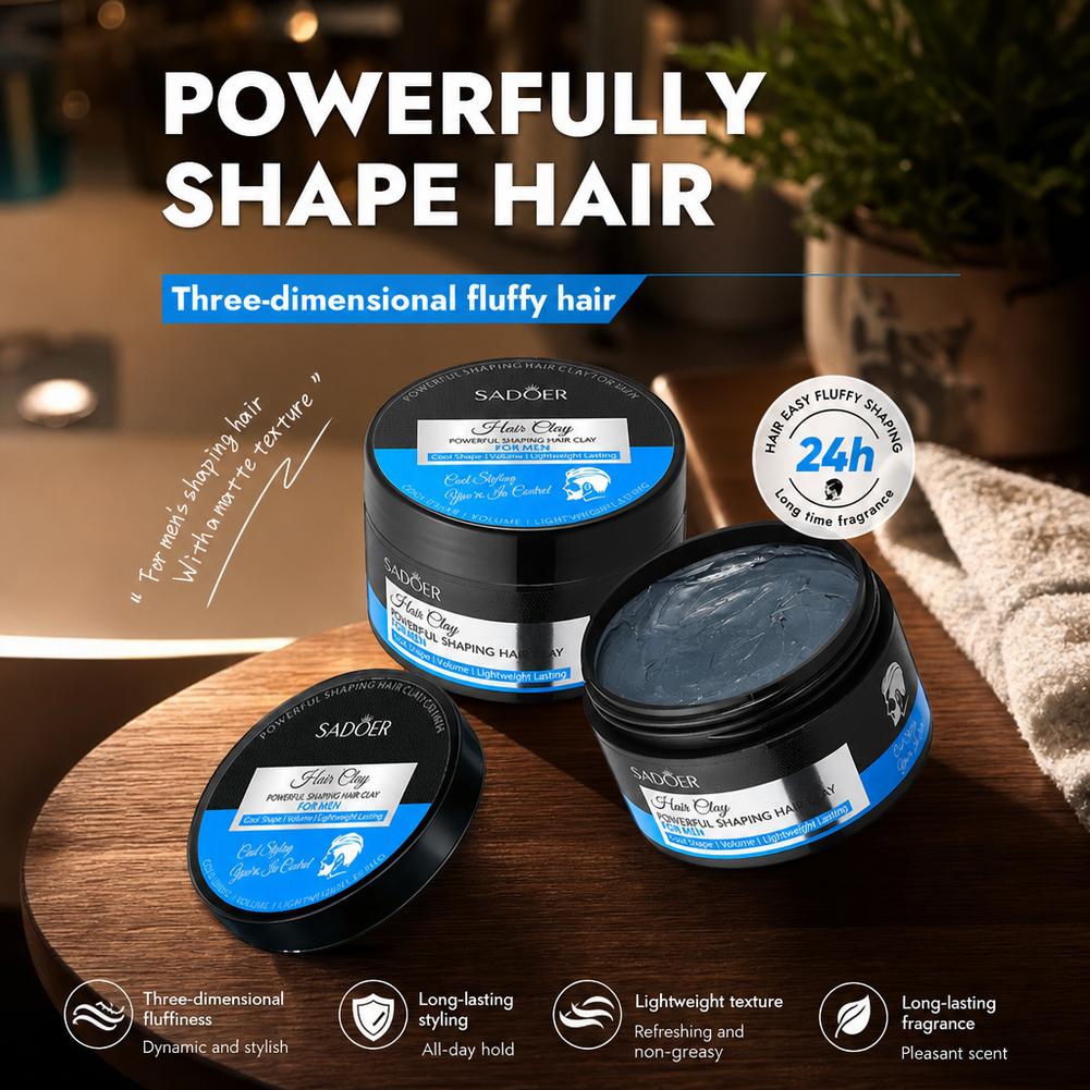 Men's Hair Styling Clay Strong - огляд і ціна Hair Care For Men