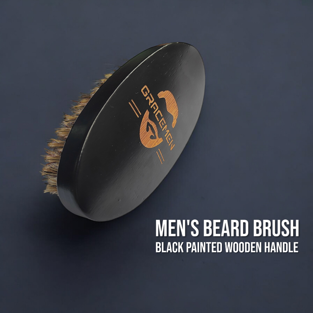 Gracemen Beard Brush - Natural - огляд і ціна Hair Care For Men