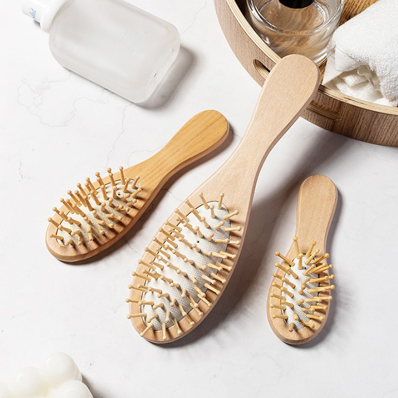 Wood Airbag Comb Professional  - огляд і ціна Bamboo Hair Brush