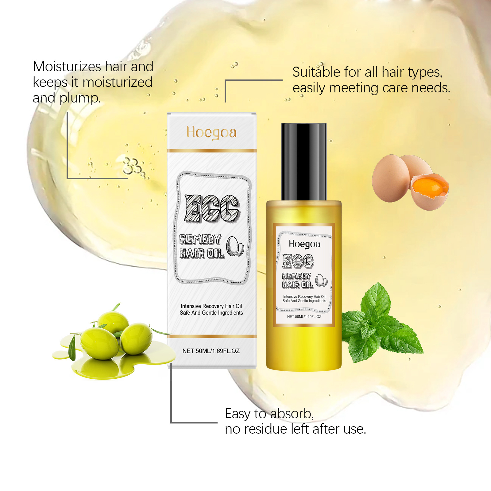 Egg Remedy Hair Oil Restore So - огляд і ціна Hair Care Naturally