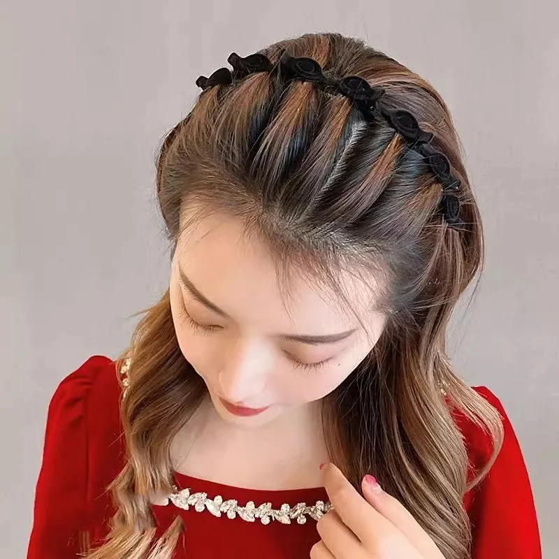 1/3 Pcs Flocking Braided Headb - огляд і ціна Hair Care For Baby