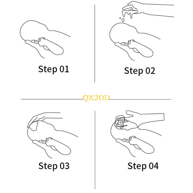 QX2D Baby Silicone Shampoo Bru - огляд і ціна Hair Care For Baby