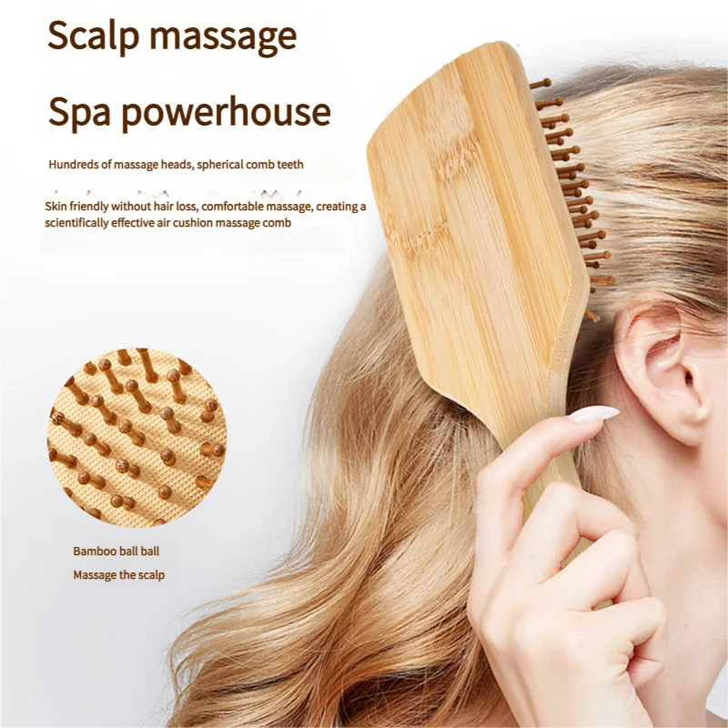 Bamboo Hair Brush Women Stylin - огляд і ціна Bamboo Hair Brush