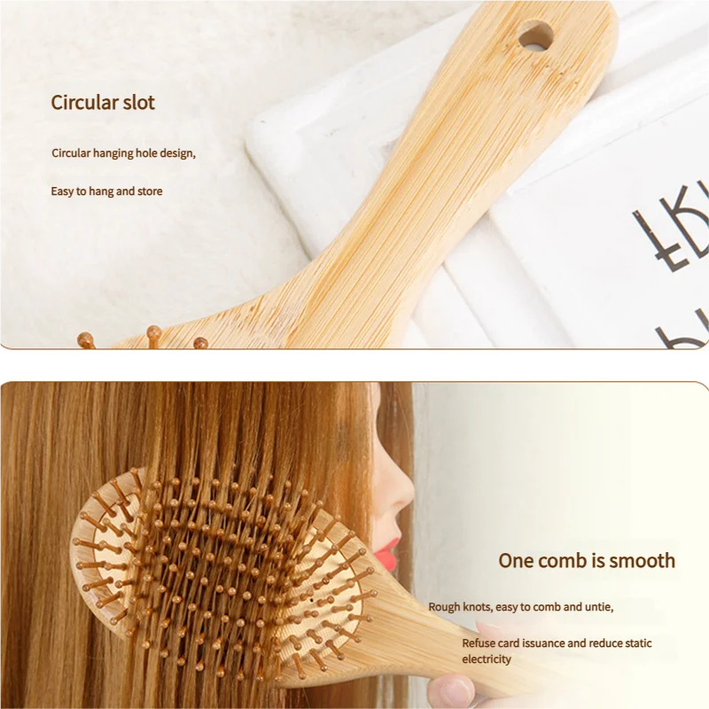 Bamboo Hair Brush Women Stylin - огляд і ціна Bamboo Hair Brush