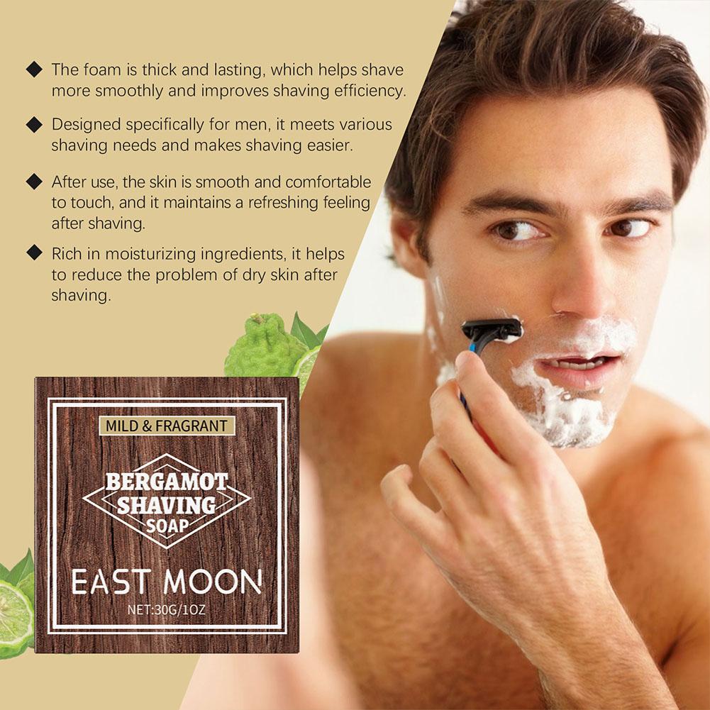 Bergamot Shaving Soap for Men  - огляд і ціна Hair Care For Men