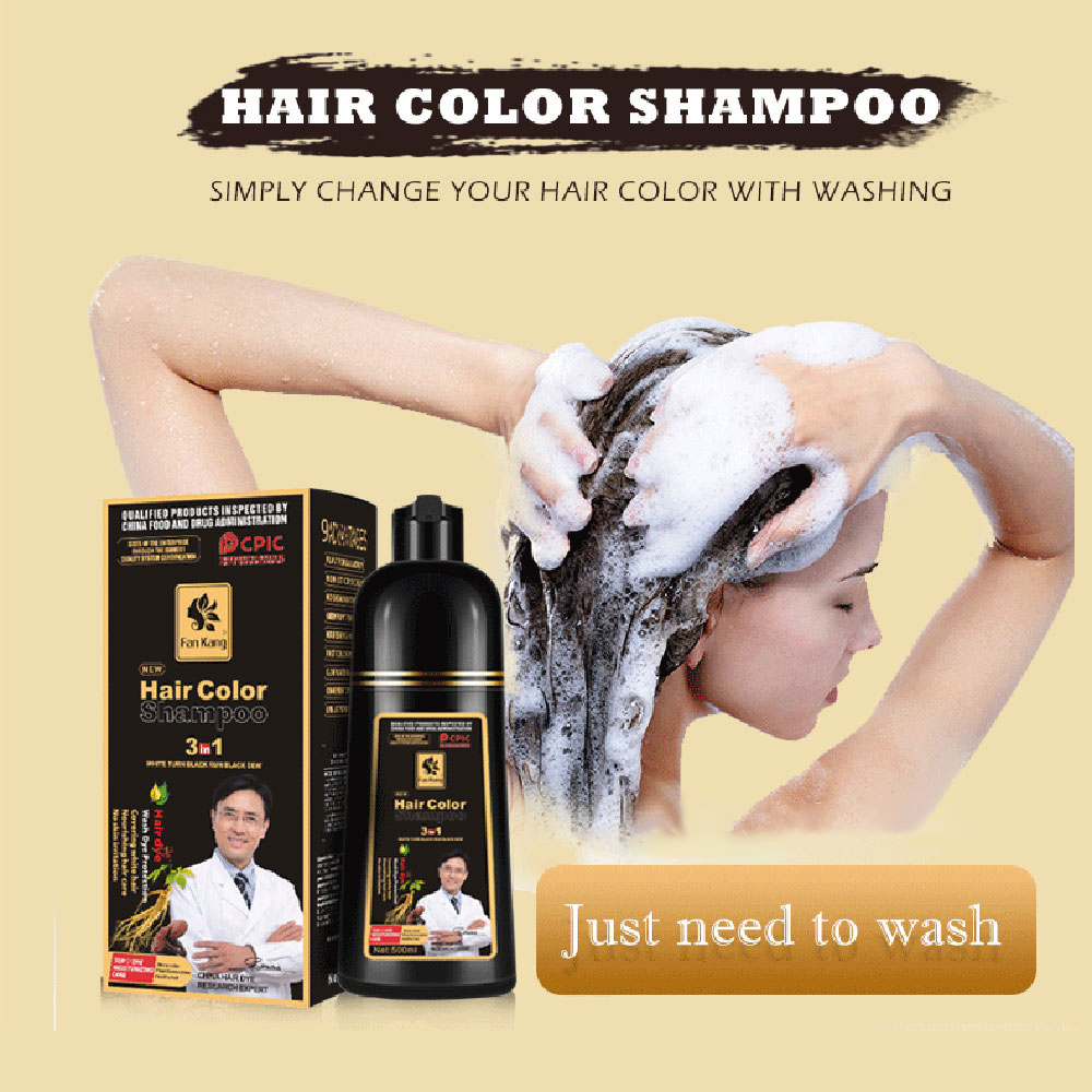 3 In 1 Instant Coloring Shampo - огляд і ціна Hair Care Tonic