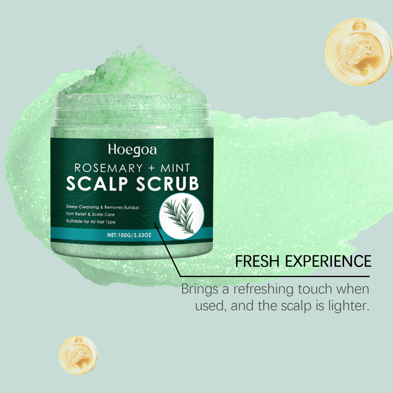 Rosemary Scalp Scrub with Mass - огляд і ціна Scalp Scrub Exfoliant